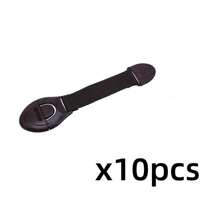 10pcs White Kids Cabinet Locks, Baby Proof Security Protector Drawer Door Cabinet Locks, Plastic Door Locks(After Pasting, Please Let It Stand For 24 Hours Before Use)Baby Shower Family Decorations Gifts - White - View 12