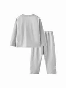 mini bala 男童秋季新款睡衣套装