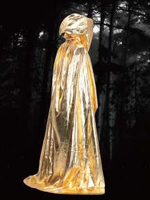 男女通用派对表演连帽斗篷，天鹅绒面料，适合各种节日、圣诞节服装、万圣节装扮服装 - 彩色 - 查看 9