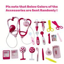 12pcs Doctor Kit For Girls, Kids Educational Dentist Kits Role Play Doctor Game Toy Set, Pretend Play Medical Set With Stethoscope Carrying Case, Little Dr Dress Up Toys For 3 4 5 6 Years Old Toddlers, Perfect Doctors Playset Pink Girl Toys Gift (Color Matching Of Accessories Is Sent Randomly)Roleplay Toys,Toy Stethoscope,Girls Doctor Set,Dentist Toy Kit,4 Year Old Girl Dress,Toys For Little Girls,Operation Game,Toddler Girls Toys,Doctor Costume,Dentist,Doctor Set,Doctor - Pink - View 7