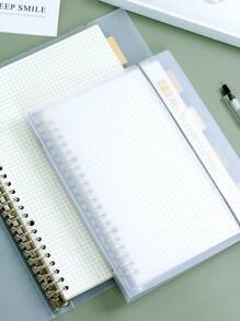 20/26 Holes A5/B5 Pp Loose Leaf Notebook, 1pc Back To School