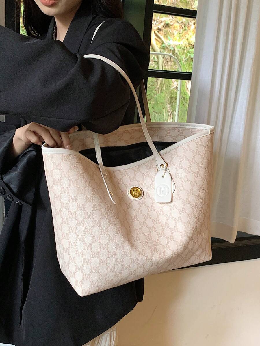 Dedoo 1个高品质手提包，2024新款时尚百搭奢华托特包/单肩包，大容量办公单肩包，适合作为礼物送给女朋友，也适合购物、约会、旅行、休闲、工作等各种场合，吸睛女士工作包