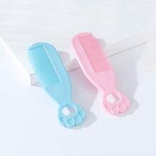 2 piezas Kit de aseo para bebé: peine, cepillo, tijeras y cortaúñas, herramientas de cuidado para recién nacidos