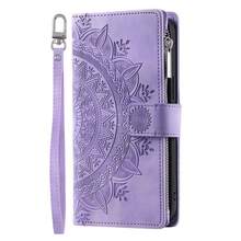 AWQUER Etui ze skóry PU z klapką i smyczą kompatybilne z 16 15 14 13 12 Mini 11 Pro X XS Max XR 8 7 6 Plus SE 5G 2022 2020, torba na telefon komórkowy z zamkiem błyskawicznym kompatybilna z Galaxy S24 S23 S22 S21 FE Plus Ultra A55 A35 A25 A15 A05 S A54 A34 A24 A14 A73 A53 A33 A23 A13 A72 A52 A52S 4G 5G z paskiem na nadgarstek, etui na telefon z portfelem do Pixel 8A 8 7 6 Pro 7A 6A uchwyt na kartę kredytową etui z podstawką
