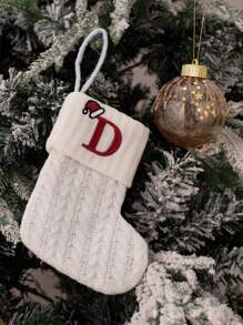 1pc Home Decor White Christmas Socks Knitted Socks Woolen Socks Embroidered Letters Candy Gift Bag Creative Holiday Festive Letters White Christmas Socks Gift Bag,Wedding Birthday Party Decor, Holiday Decor, Socks Gift Bag, Thanksgiving Decor, Christmas Decor, Room Decor, Home Decor,Christmas Gift Christmas Decorations Home Christmas Gifts Christmas Decor - Multicolor - View 26