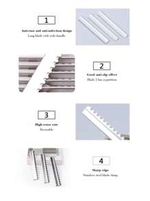 10 pezzi/set Lame di rasoio monofilo in acciaio inossidabile, rete protettiva, per taglio di capelli in salone, strumenti per capelli, prodotti e accessori per capelli per barbiere, salone di bellezza, ritorno a scuola, articoli essenziali per viaggi e vacanze, accessori per capelli da donna, spazzola per capelli lisci, accessori per barbiere, asciugacapelli, capelli, barbiere, strumenti per capelli, prodotti per capelli, asciugacapelli, capelli, prodotti per capelli, strumenti per capelli, spazzola per capelli, barbiere, accessori per barbiere, attrezzature per parrucchieri, acconciatura, parrucchiere, capelli, prodotti per capelli, strumenti per capelli, accessori per capelli, barbiere, accessori per barbiere, barbiere, attrezzature per parrucchieri