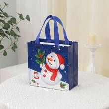 4PCS Christmas Candy Tote Bags Gift  Packaging Reusable Non-Woven  Party K Ids Favors Christmas Wrapping Bags