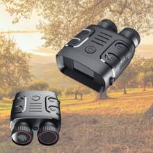 1 Set Qpingan 2.5K Night Vision Goggles With 10X Digital Zoom, Long Infrared Viewing Distance At Night, Support Image Video Recording For Hunting And Camping (Built-In Rechargeable Battery) - 黑色 - 查看 8