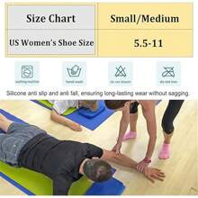 4 Pairs,Non Slip Pilates Socks With Grips For Women, Grip Socks For Yoga Barefoot Workout Anti Skid Athletic Socks Ballet
