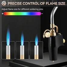 MAPP Propane Torch Heavy Duty Brazing Torch Multi Purpose Gas Torch For Welding Paint Removal Cooking Searing (Gas Cylinders Not Included) - Style1 - View 4