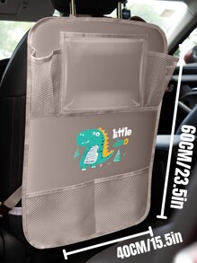 1Pack Car Seat Storage Bag For Kids Toddlers, Car Back Seat Organizer ,Back Seat Anti-Kick,Car Back Seat Cover, Seat Back Protectors Kick Mats For Kids Toddlers, Travel Accessories, Rear Seat Organizer