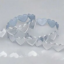 1 条心形涤纶丝带，适用于花束包装、蛋糕烘焙、礼品、DIY、圣诞节 - 彩色 - 查看 10