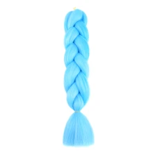 Soft Bubble Braids Hair Extensions 24inch - Colored Braiding Hair High Temperature Synthetic Fiber Jumbo Braiding Hair Extensions For Girl - Multicolor - View 22
