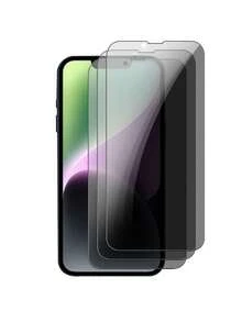 3 miếng kính cường lực chống nhìn trộm bảo vệ màn hình tương thích với iPhone 16 15 14 13 12 11 Pro Max XR X XS Max 7 8 Plus - màu đen - Xem 27