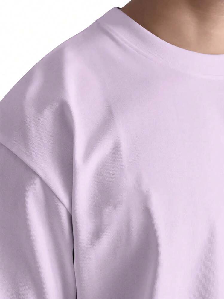 Flork Programmer T-Shirt Nerd Geek IT T Shirt Casual Custom 100% Cotton - Lilac Purple - View 3
