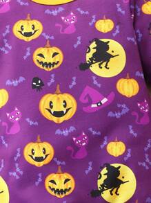 Macacão de Halloween para Bebê Menino - Laranja - Ver 4
