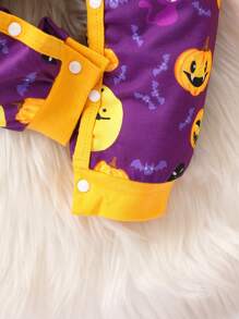 Macacão de Halloween para Bebê Menino - Laranja - Ver 6