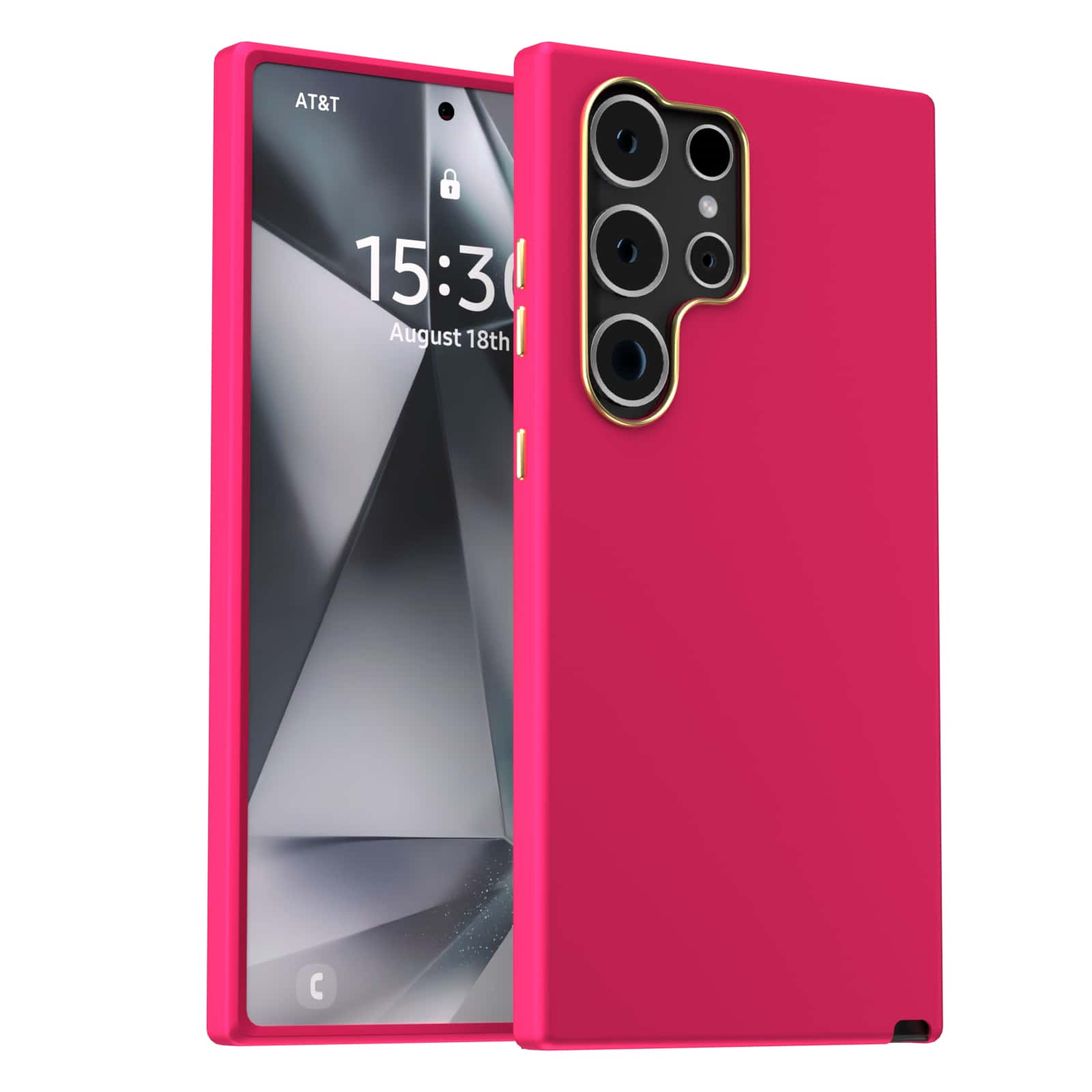 Premium Case Cover Compatible With Samsung A02 A05 A10 A12 A14 A15 A20 A21S A32 4G A34 5G A54 M02 M23 M51 F13Note 20 J5 Prime Premium Velvet Silicone Case - 紅玫瑰 - 查看 1