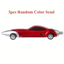 3pcs Novelty Racing Car Shaped Ballpoint Pens, Creative Portable Pens For Office & School, Random Color Sent,Boys Toys,Kids Toys,Toys - Multicolor - View 4
