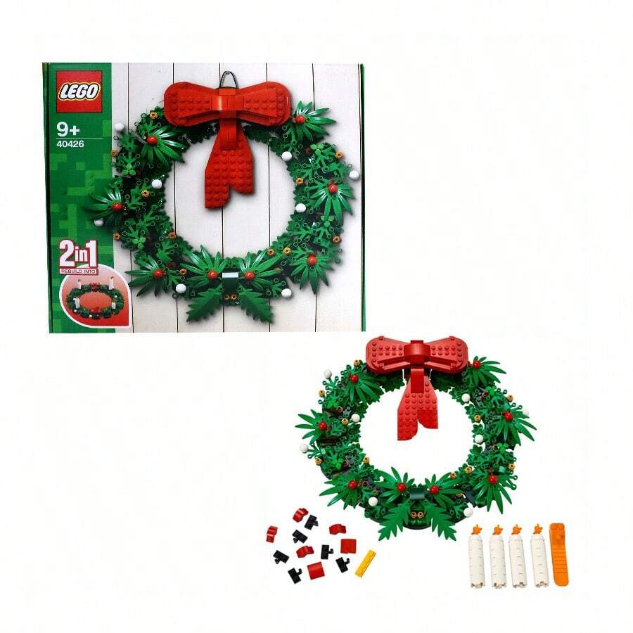 LEGO Set di costruzione 40426 Ghirlanda di Natale 2 in 1, nuovo, assemblato, regalo natalizio