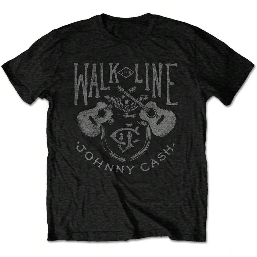 | Official Band T-Shirt | Walk The Line - 48-Hour Fast Shipping!  - Black - View 1
