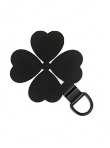 304#不锈钢四叶草心形手机支架，手机指环扣，手机挂绳，手机壳充电口固定指环扣，送给母亲、家人、朋友的礼物，生日、节日手机装饰，手机链 - 彩色 - 查看 11