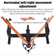 LeBycle Road Bike Hand Shift Adjustment Tool Head Mount Handlebar Height Angle Left Right Adjuster Handlebar Leveling Tool - Orange - View 8