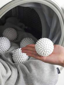 1pc Reusable Laundry Ball, Lint Remover & Clothes Cleaning, Anti-Tangle & Friction Anti-Pilling For Washing Machine - Random Color - View 3