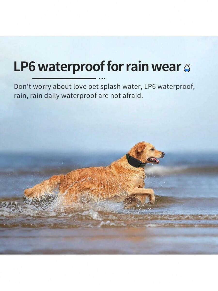 Rechargeable Dog Shock Collar With Beeper, Electric Dog Training Collar