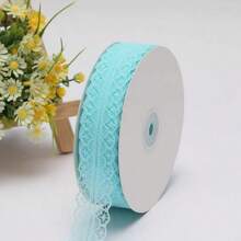 25 Yard/Cuộn, Ruy Băng Ren Rộng 3Cm Cho Hộp Quà Tặng Bó Hoa Bao Bì Tự Làm, Băng Đô, Nơ, Phụ Kiện Quần Áo, Thủ Công Mỹ Nghệ, Đồ Chơi, Trang Trí Quần Áo - Nhiều màu - Xem 25