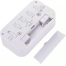 Relógio de Mesa Digital Inteligente Com Sensor de Temperatura - Branco - Visão 6
