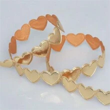 1 条心形涤纶丝带，适用于花束包装、蛋糕烘焙、礼品、DIY、圣诞节 - 彩色 - 查看 17