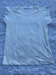 Short Sleeve T-Shirt With Floral Pattern, Perfect For Daily Wear - 彩色 - 查看 1