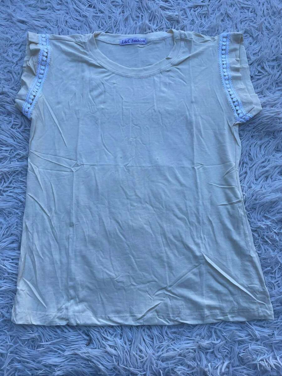 Short Sleeve T-Shirt With Floral Pattern, Perfect For Daily Wear - 彩色 - 查看 1