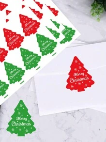 60 miếng dán phong bì Giáng sinh 2,2 inch Nhãn cây thông Noel Nhãn dán Giáng sinh vui vẻ cho quà tặng, thiệp mời, phong bì, thẻ Giáng sinh, nhãn dán ngày lễ Giáng sinh, ưu đãi tiệc Giáng sinh - Nhiều màu - Xem 8