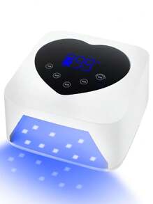 COSYGLOW 1 Pc UV Nail Lamp, 72W UV Nail Light For Gel Nails With 5 Timer Setting, Rechargeable Nail Dryer With Diamond, Professional Quick Dry Curing Lamp With Display Auto Sensor For Salon & Home,US Plug