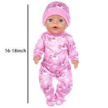 16-18 Inch Reborn Doll Clothes, Rainbow Tie-Dye Unicorn Jumpsuit Outfit, Accessories For Baby Dolls, Christmas, Birthday Gifts (Doll Not Included), Baby Doll, Baby Doll Clothes, Doll Clothes, Baby Doll, Baby Doll Clothes, Doll