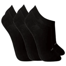 Kit 3 Pairs Of Original Lupo Cotton Socks Invisible Slipper For Men And Women - màu đen - Xem 2