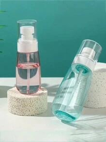 1pc 100ml/60ml/30ml Mist Spray Bottle Hair Spray Atomizer, Fine Mist Stylist Sprayer 360 Degree Mini Spray Bottle With Pump, Transparent Container Perfume Atomizer, Refillable Travel Spray Bottle For Lotion, Shampoo