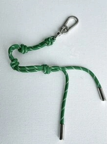 1 pieza Accesorio de llavero con charm de bolsa, accesorio decorativo hecho a mano de estilo minimalista, con cuerda hecha a mano, estilo deportivo, estilo de dinero antiguo, accesorios de llavero para hombres y mujeres