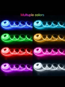 Acosh Neon Smart Touch Sensor Dimmable COB LED Strip Lights 320LED/M USB Powered For Cabinets, Wardrobes, Desks, Kitchen Backlight Decor, Christmas Theme - No Batteries Required