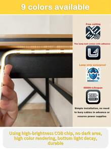 Acosh Neon Smart Touch Sensor Dimmable COB LED Strip Lights 320LED/M USB Powered For Cabinets, Wardrobes, Desks, Kitchen Backlight Decor, Christmas Theme - No Batteries Required