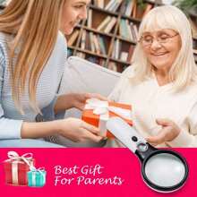 Doble Lupa Portatil De 75 Mm 45x Con Luz Led Ultrabrillante - Blanco - Ver 8