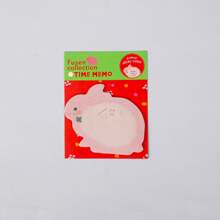1pc Random Adorable Cartoon Animal Shaped Sticky Notes Stand-Up Classic Tear-Off Notepad, Creative Animal Repositionable Notes For Office And Student Message Memo - Multicolor - View 8