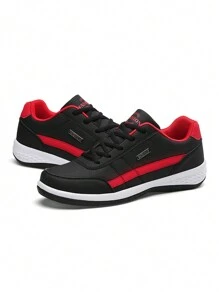 1 双鞋 男士运动鞋 透气 男士休闲鞋 比赛鞋 时尚休闲鞋 男士跑步鞋 - 黑色 - 查看 4