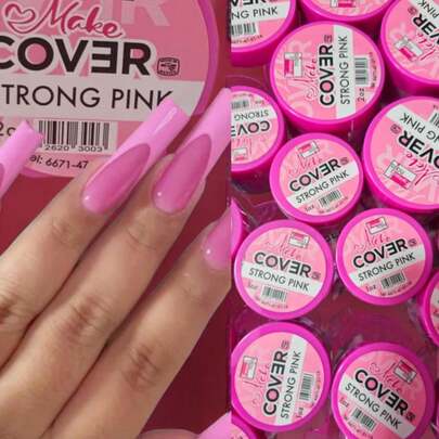 Polvo Acrilico Strong Pink  Make Cover Fantasy Nails
