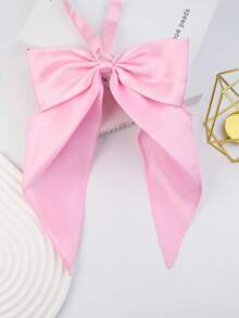Corbata con lazo grande de moda femenina, flor de cuello, ojal, corbata de uniforme escolar, disfraz de cosplay, apto para uso diario en general - pajarita grande - Ver 20