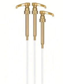 8cc 3pcs/5pcs Black/White/Gold Syrup Pumps, Syrup Pumps For 750ml/25.4oz Bottles, Syrup Pumps For Coffee Syrup Snow Cones, Creative Spice Bottle Pumps, Sauce Pump Dispensers, Pump Dispensers, Multi-Function Pump Dispensers For Oil Bottles, Kitchen Tools),No-Mess, Fixed Angle Design, Anti-Clog, Spill-Proof, Easy-Flow, Fits Multiple Brands - Torani, DaVinci, Skinny, Upouria, Holy Kakow, And 1883