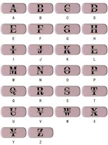 1 Pc Customized Name PU Myopia Glasses Case Hard Shell Eyeglasses Organizer Personalized Protective Presbyopia Eyewear Cover Stress-Resistant Sunglasses Storage Box Unisex Fashion Accessories Ideal For Outdoors - Pink - View 5