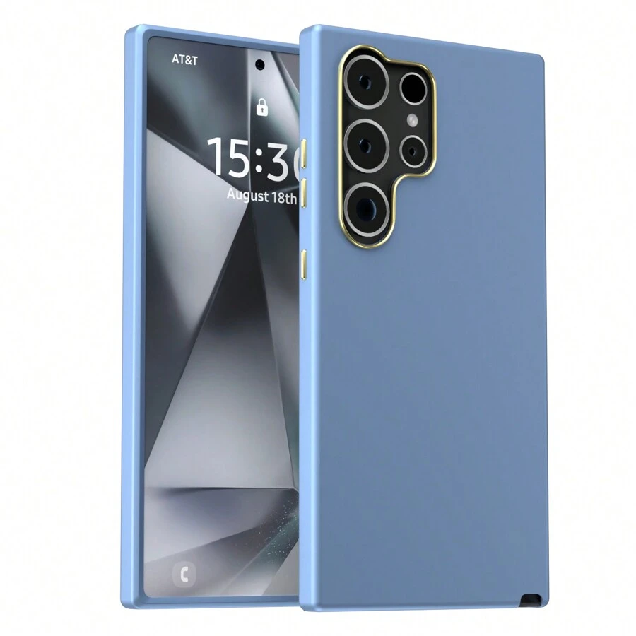 Premium Case Cover Compatible With Samsung A02 A05 A10 A12 A14 A15 A20 A21S A32 4G A34 5G A54 M02 M23 M51 F13Note 20 J5 Prime Premium Velvet Silicone Case - 藍遠峰 - 查看 1